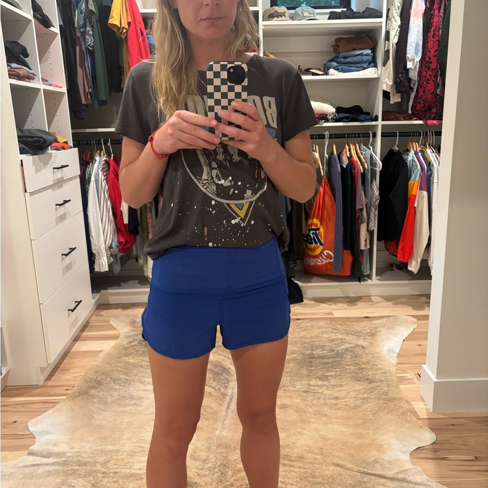 Blue Athletic Shorts